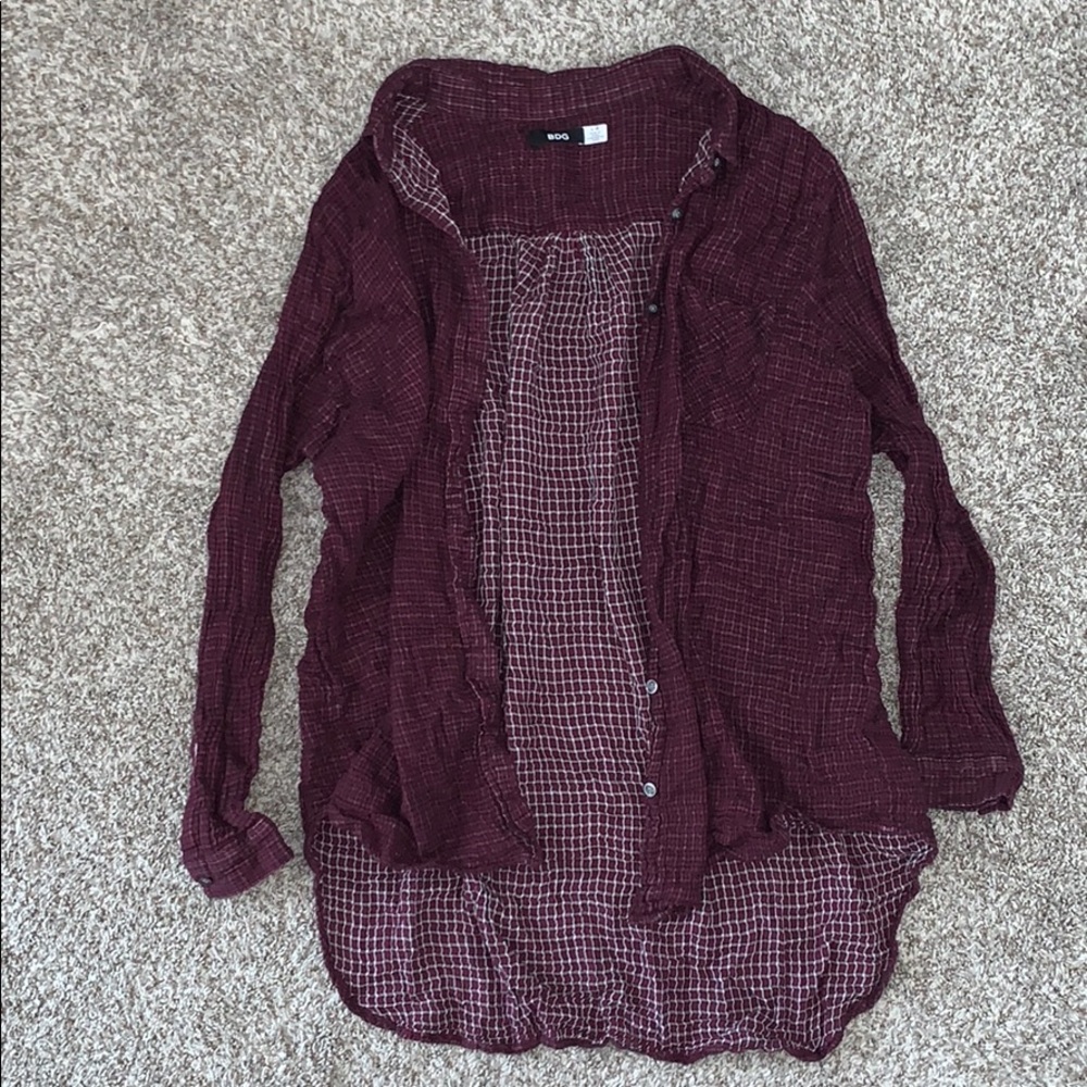 BDG lightweight plaid